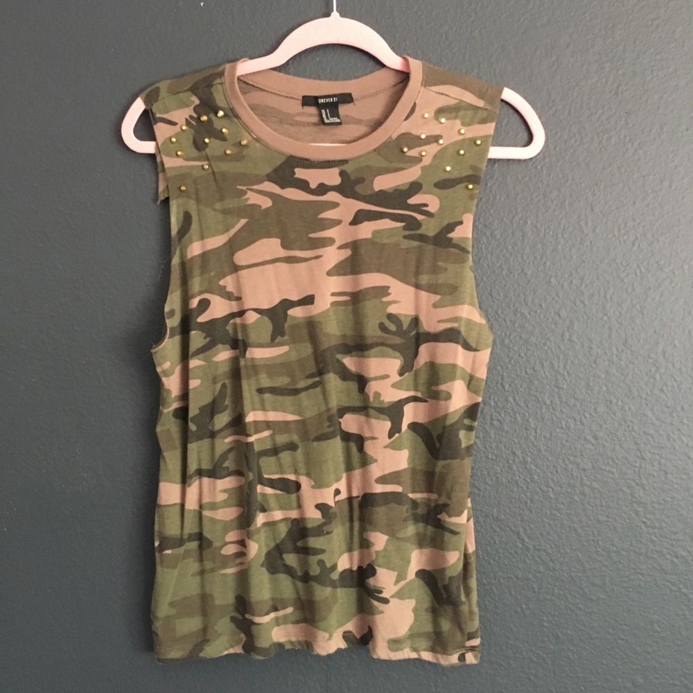 Camo Print Tank